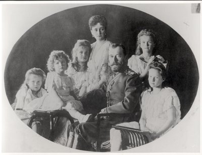 The Family of Tsar Nicholas II by Russian Photographer